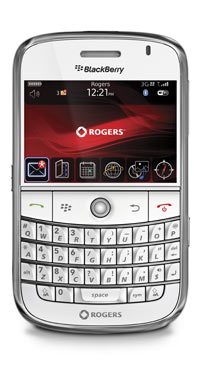Rogers BlackBerry Bold 9000 White