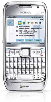 Rogers Nokia E71 White